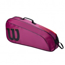 Wilson Racketbag (Schlägertasche) Kinder/Junior 2022 violett 3er - 1 Hauptfach